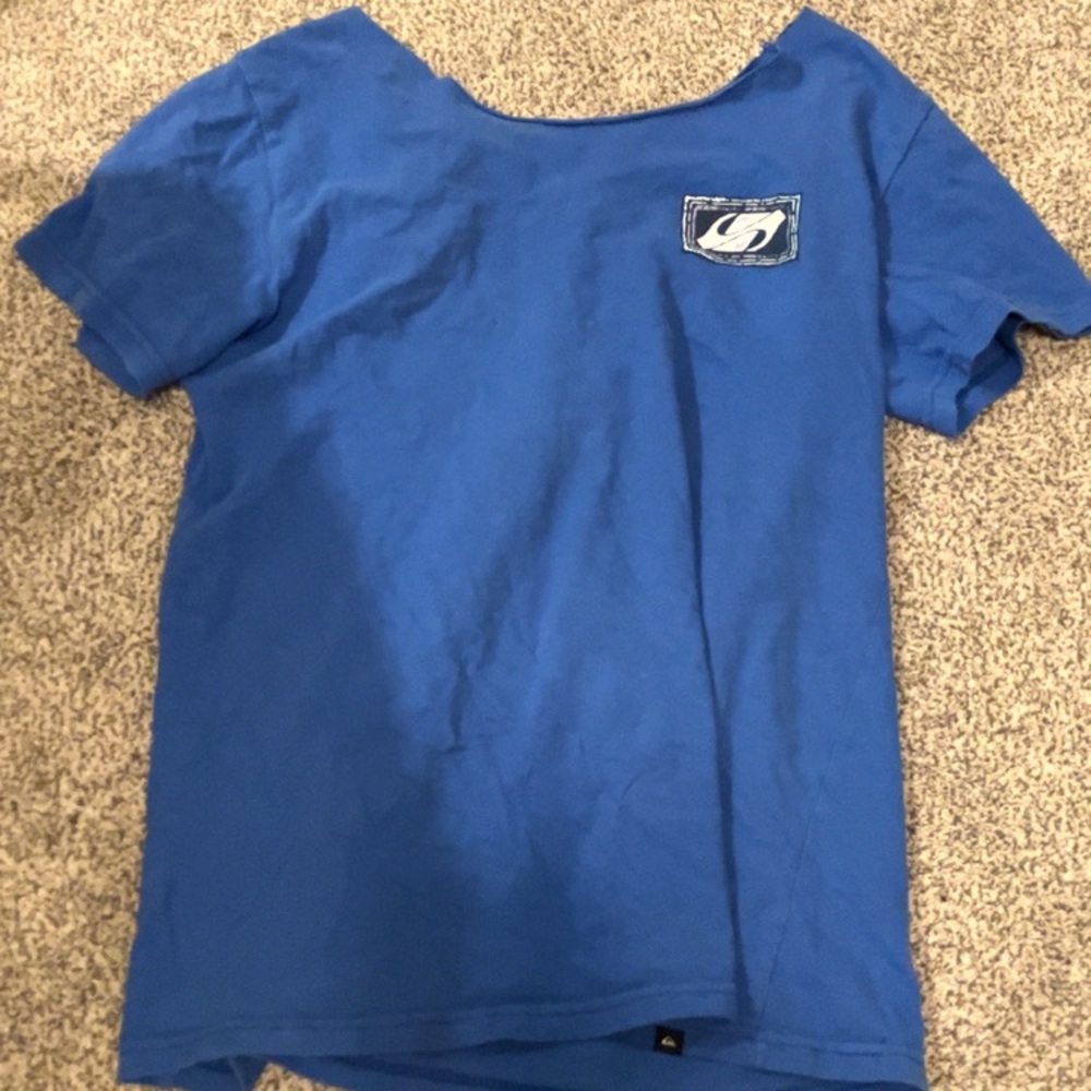 Quiksilver Blue Short Sleeve Tee